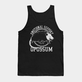 Vintage Emotional Support Opossum Tank Top